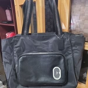 Black Coach Tote Bag